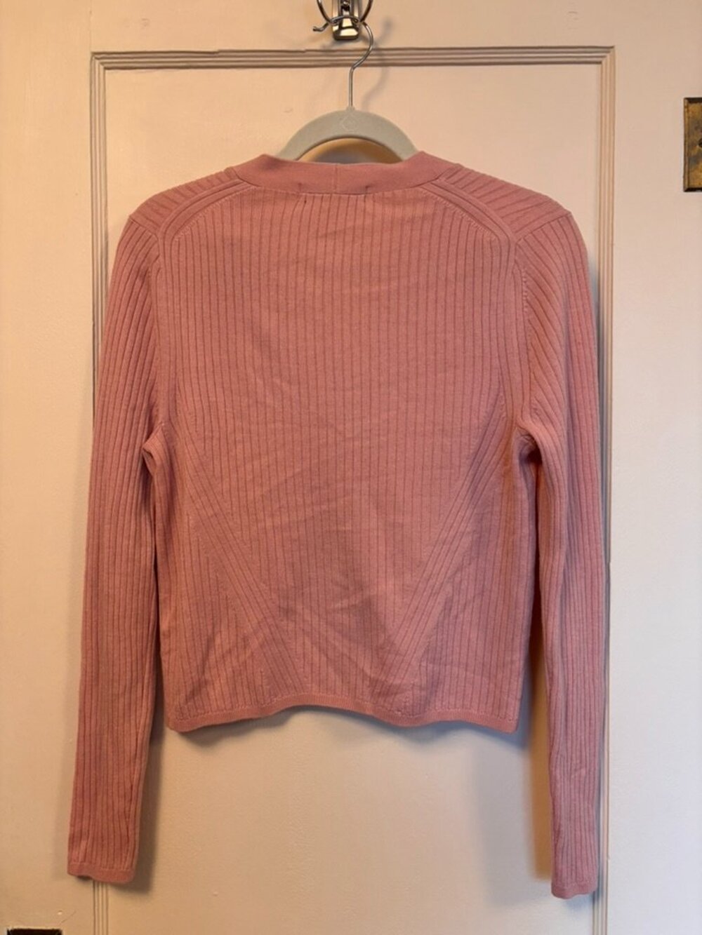 Boden 100% Merino Cardi Size M Pink - Picture 3 of 5
